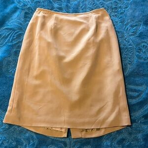 Josephine Chaus Green Silk Skirt